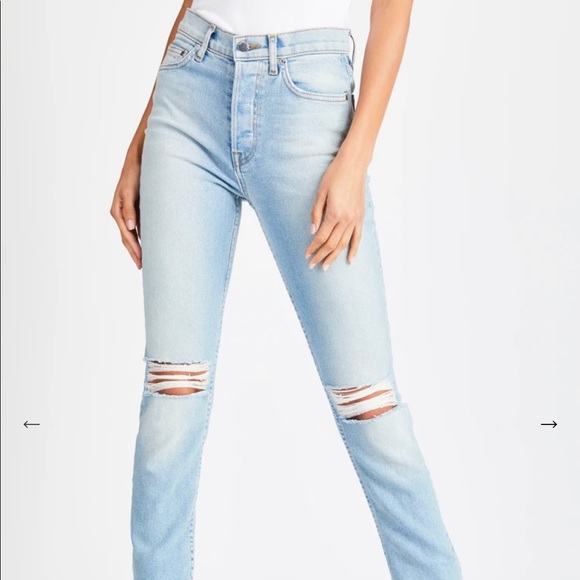cotton citizen high split jeans